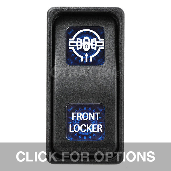 CONTURA XI, FRONT LOCKER, SEALED ROCKER SWITCH, BLUE LENS