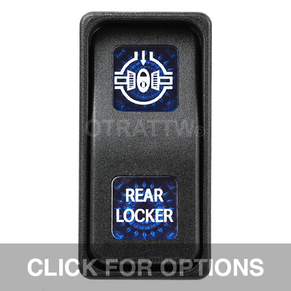 CONTURA XI, REAR LOCKER, SEALED ROCKER SWITCH, BLUE LENS