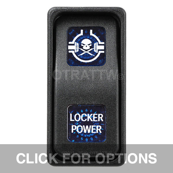 CONTURA XI, LOCKER POWER, SEALED ROCKER SWITCH, BLUE LENS