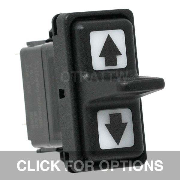 CONTURA XII, ARROWS, SEALED PADDLE ROCKER SWITCH, WHITE LENS