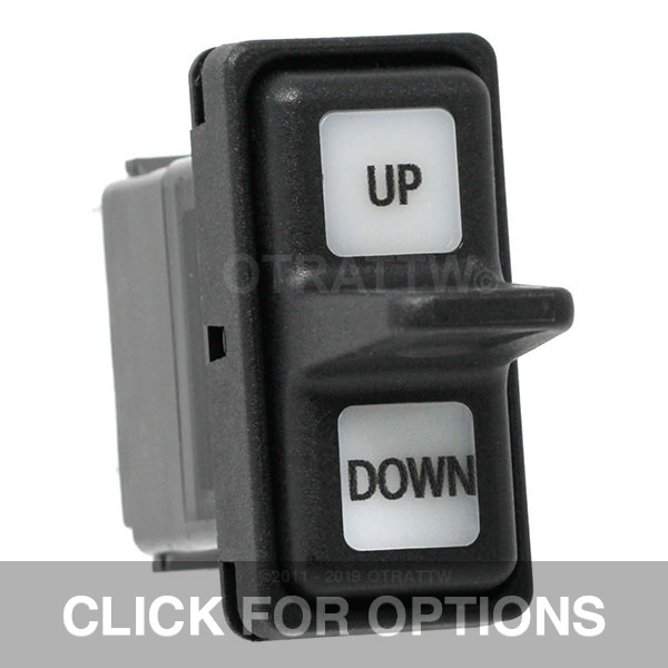CONTURA XII, UP / DOWN, SEALED PADDLE ROCKER SWITCH, WHITE LENS