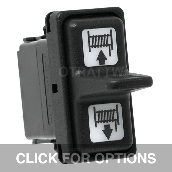CONTURA XII, WINCH IN/OUT, SEALED PADDLE ROCKER SWITCH, WHITE LENS