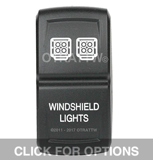 CONTURA XIV, LED WINDSHIELD LIGHTS, ROCKER ONLY CONTURA XIV, LED WINDSHIELD LIGHTS, ROCKER ONLY