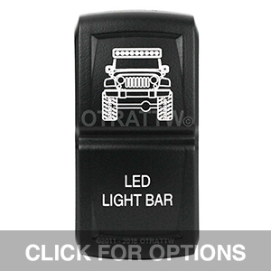 CONTURA XIV, JEEP JK LED LIGHT BAR, UPPER INDEPENDENT