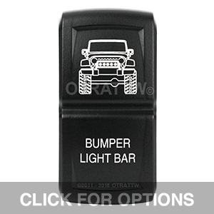 CONTURA XIV, JEEP JK BUMPER LIGHT BAR, UPPER DEPENDENT LED ONLY