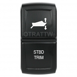 CONTURA XIV, STARBOARD TRIM, DPDT ROCKER SWITCH  CONTURA XIV, STARBOARD TRIM, DPDT ROCKER SWITCH