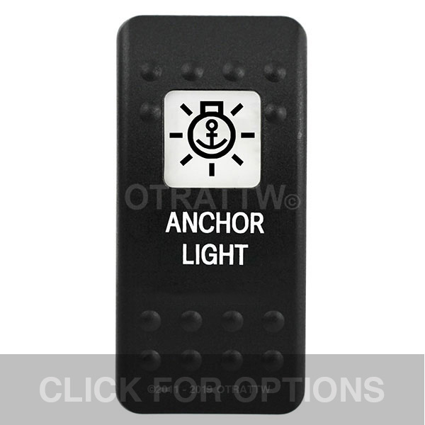 CONTURA II, ANCHOR LIGHT, WHITE SINGLE LENS, SINGLE UPPER DEPENDENT