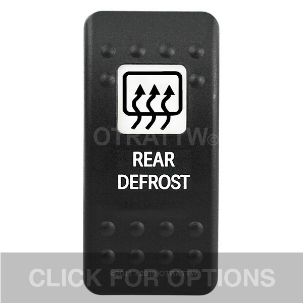 CONTURA II, REAR DEFROST, WHITE SINGLE LENS, SINGLE UPPER DEPENDENT CONTURA II, REAR DEFROST, WHITE SINGLE LENS, SINGLE UPPER DEPENDENT