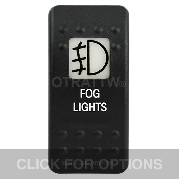CONTURA II, FOG LIGHTS, WHITE SINGLE LENS, SINGLE UPPER DEPENDENT