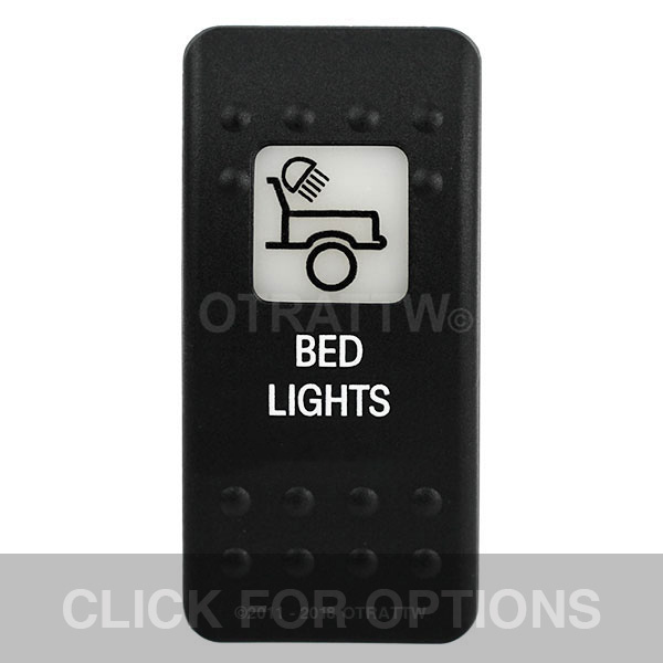 CONTURA II, BED LIGHTS, WHITE SINGLE LENS, SINGLE UPPER DEPENDENT