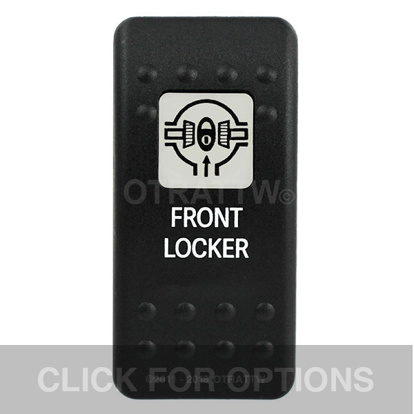 CONTURA II, FRONT LOCKER, WHITE SINGLE LENS, SINGLE UPPER DEPENDENT