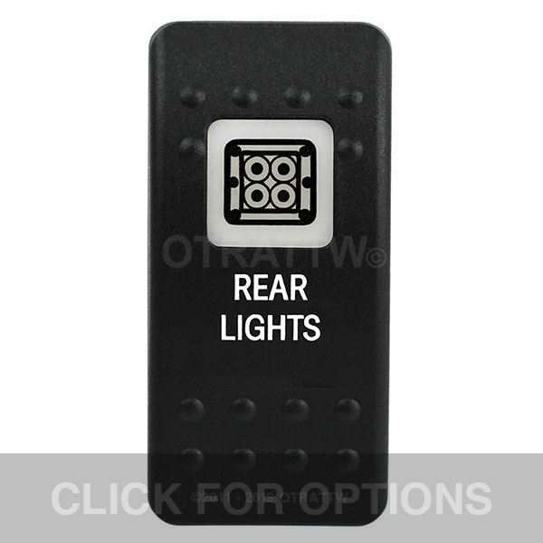 CONTURA II, REAR LIGHTS, WHITE SINGLE LENS, SINGLE UPPER DEPENDENT