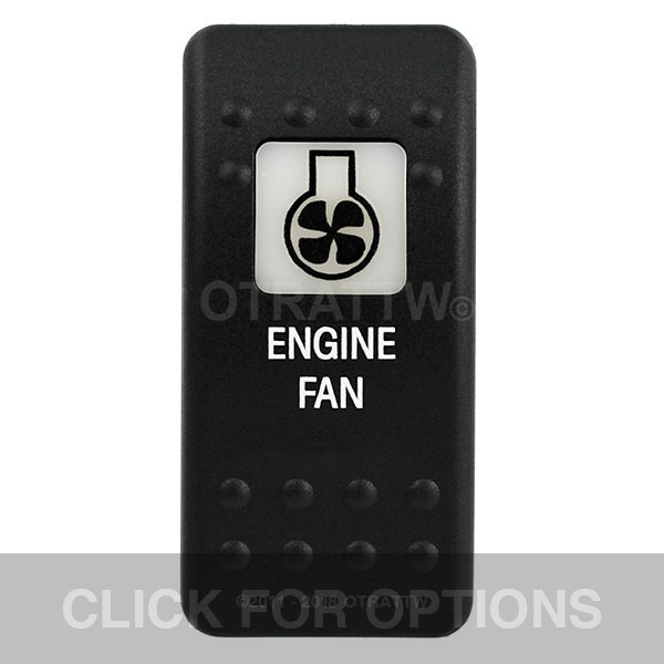 CONTURA II, ENGINE FAN, WHITE SINGLE LENS, SINGLE UPPER DEPENDENT