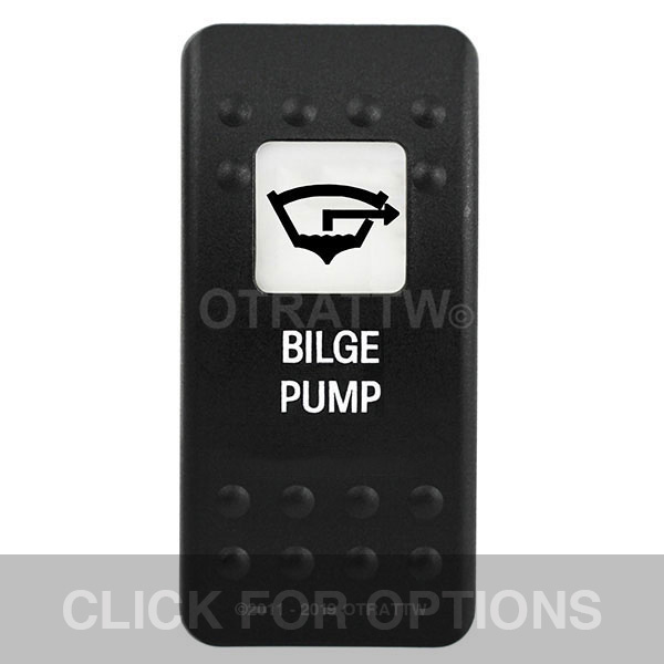 CONTURA II, BILGE PUMP, WHITE SINGLE LENS, SINGLE UPPER DEPENDENT