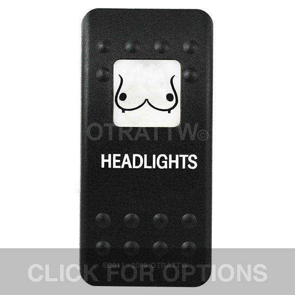 CONTURA II, HEADLIGHTS, WHITE SINGLE LENS, SINGLE UPPER DEPENDENT