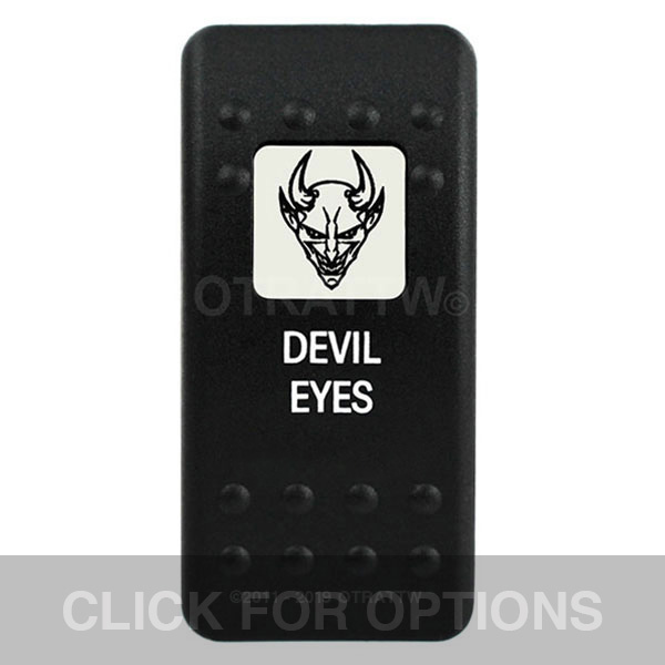 CONTURA II, DEVIL EYES, WHITE SINGLE LENS, SINGLE UPPER DEPENDENT