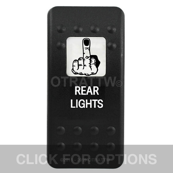 CONTURA II, REAR LIGHTS, WHITE SINGLE LENS, SINGLE UPPER DEPENDENT