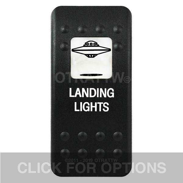 CONTURA II, LANDING LIGHTS, WHITE SINGLE LENS, SINGLE UPPER DEPENDENT