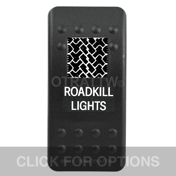 CONTURA II, ROADKILL LIGHTS, WHITE SINGLE LENS, SINGLE UPPER DEPENDENT