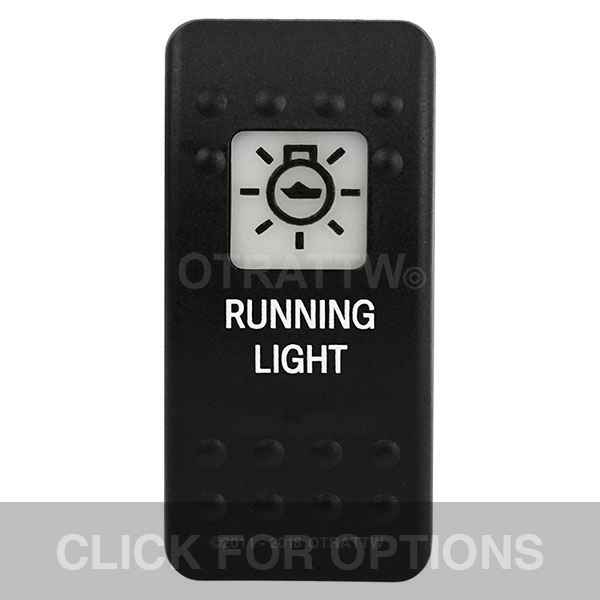 CONTURA II, RUNNING LIGHT, WHITE SINGLE LENS, SINGLE UPPER DEPENDENT