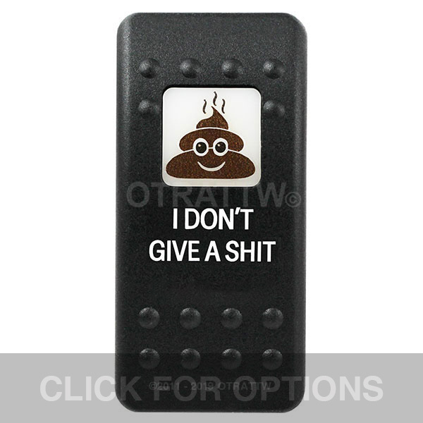 CONTURA II, I DON'T GIVE A SHIT, WHITE SINGLE LENS, SINGLE UPPER DEPENDENT