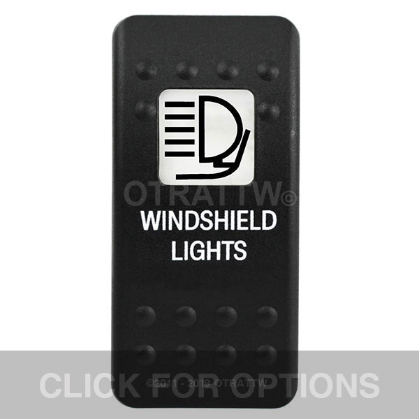 CONTURA II, WINDSHIELD LIGHTS, WHITE SINGLE LENS, SINGLE UPPER DEPENDENT CONTURA II, WINDSHIELD LIGHTS, WHITE SINGLE LENS, SINGLE UPPER DEPENDENT