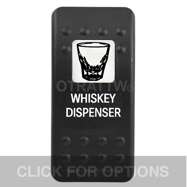CONTURA II, WHISKEY DISPENSER, WHITE SINGLE LENS, SINGLE UPPER DEPENDENT