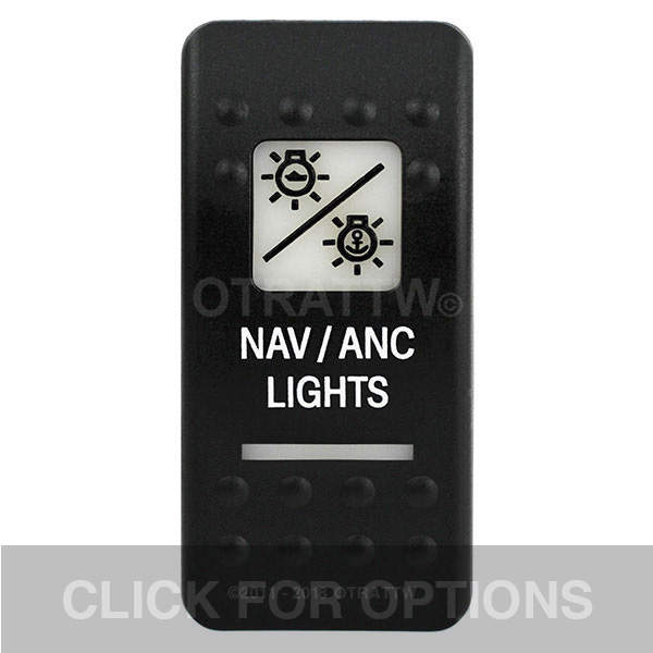 CONTURA II, NAV/ANC LIGHTS, WHITE LENS, ROCKER ONLY CONTURA II, NAV/ANC LIGHTS, WHITE LENS, ROCKER ONLY