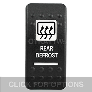 CONTURA II, REAR DEFROST, WHITE LENS, ROCKER ONLY CONTURA II, REAR DEFROST, WHITE LENS, ROCKER ONLY