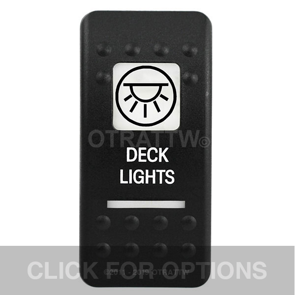 CONTURA II, DECK LIGHTS, WHITE LENS, LOWER INDEPENDENT