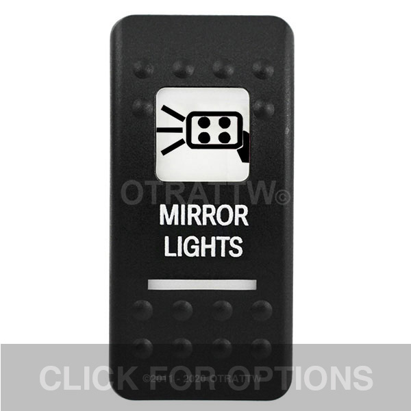 CONTURA II, MIRROR LIGHTS, WHITE LENS, LOWER INDEPENDENT CONTURA II, MIRROR LIGHTS, WHITE LENS, LOWER INDEPENDENT