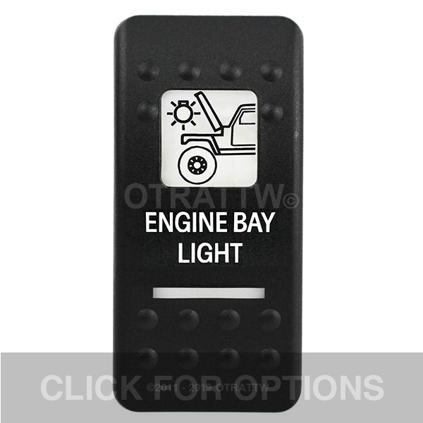 CONTURA II, ENGINE BAY LIGHT, WHITE LENS, ROCKER ONLY CONTURA II, ENGINE BAY LIGHT, WHITE LENS, ROCKER ONLY