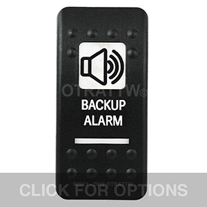 CONTURA II, BACKUP ALARM, WHITE LENS, ROCKER ONLY