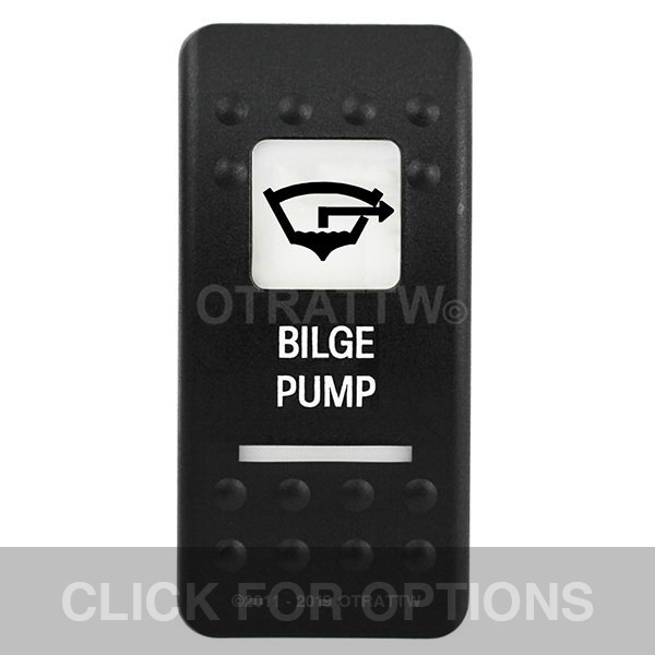 CONTURA II, BILGE PUMP, WHITE LENS, ROCKER ONLY CONTURA II, BILGE PUMP, WHITE LENS, ROCKER ONLY