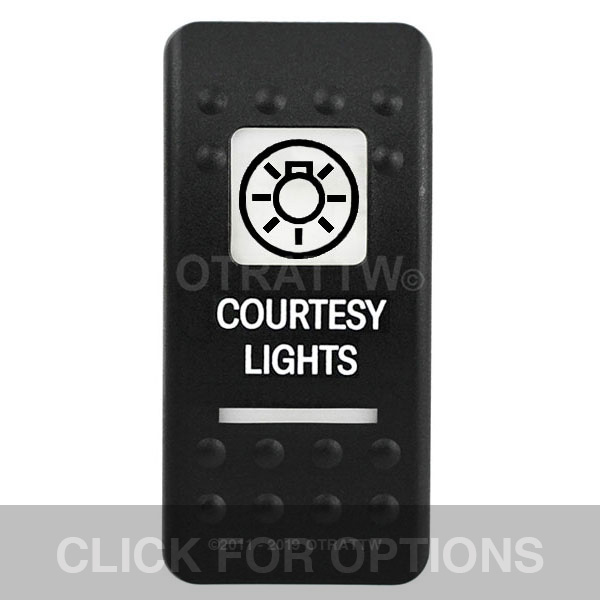 CONTURA II, COURTESY LIGHTS, WHITE LENS, ROCKER ONLY CONTURA II, COURTESY LIGHTS, WHITE LENS, ROCKER ONLY