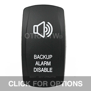 CONTURA V, BACKUP ALARM DISABLE, UPPER DEPENDENT LED ONLY CONTURA V, BACKUP ALARM DISABLE, UPPER DEPENDENT LED ONLY