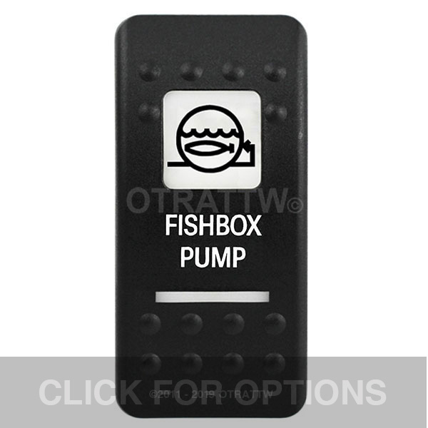 CONTURA II, FISHBOX PUMP, WHITE LENS, ROCKER ONLY CONTURA II, FISHBOX PUMP, WHITE LENS, ROCKER ONLY