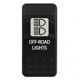 CONTURA II, OFF-ROAD LIGHTS, WHITE SINGLE LENS, SINGLE UPPER DEPENDENT CONTURA II, OFF-ROAD LIGHTS, WHITE SINGLE LENS, SINGLE UPPER DEPENDENT