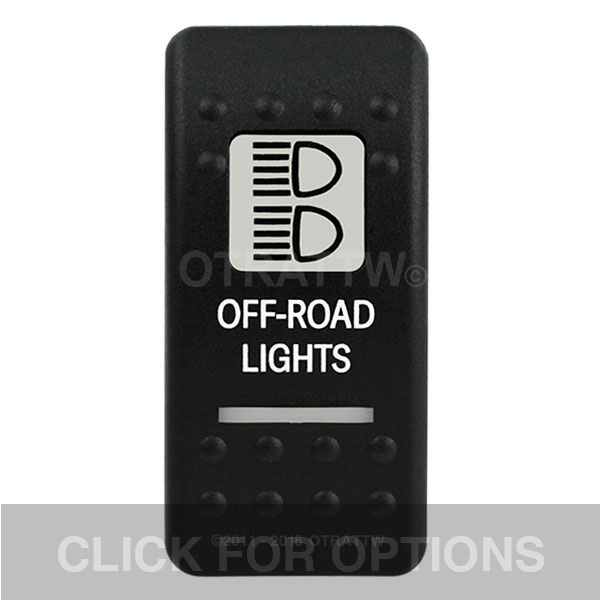 CONTURA II, OFF-ROAD LIGHTS, WHITE LENS, ROCKER ONLY