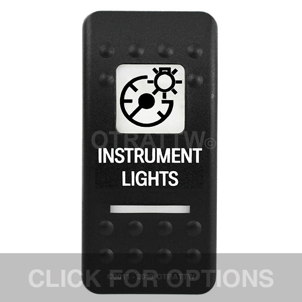 CONTURA II, INSTRUMENT LIGHTS, WHITE LENS, ROCKER ONLY CONTURA II, INSTRUMENT LIGHTS, WHITE LENS, ROCKER ONLY
