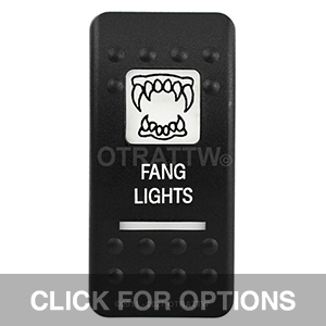 CONTURA II, FANG LIGHTS, WHITE LENS, LOWER INDEPENDENT CONTURA II, FANG LIGHTS, WHITE LENS, LOWER INDEPENDENT