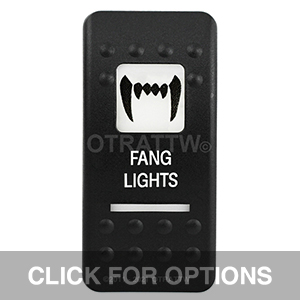 CONTURA II, FANG LIGHTS, WHITE LENS, ROCKER ONLY