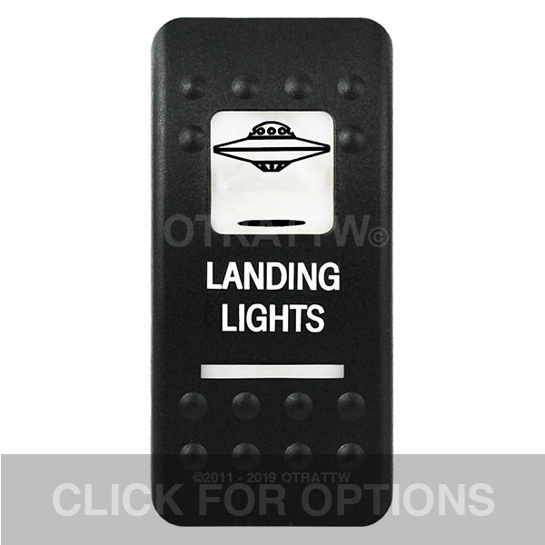 CONTURA II, LANDING LIGHTS, WHITE LENS, ROCKER ONLY