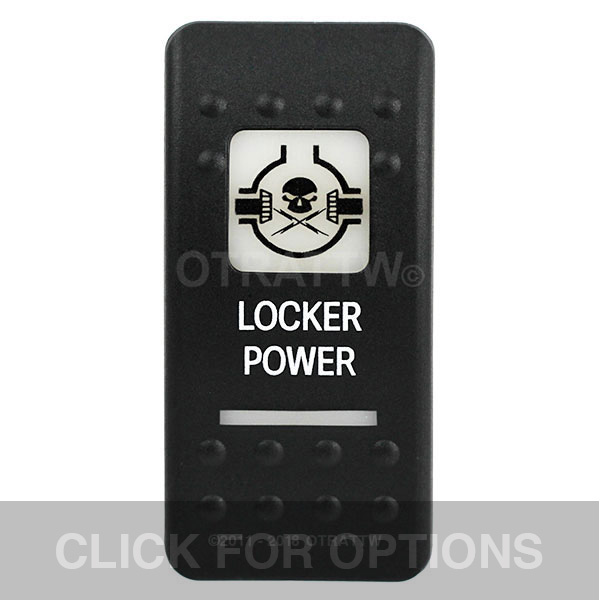 CONTURA II, LOCKER POWER, WHITE LENS, ROCKER ONLY