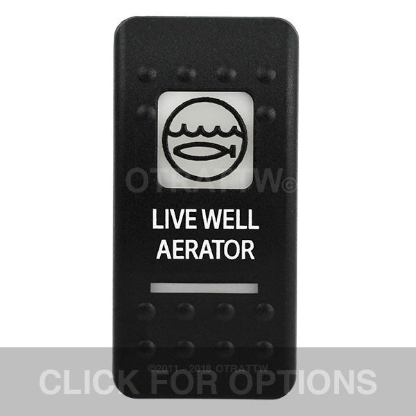 CONTURA II, LIVE WELL AERATOR, WHITE LENS, ROCKER ONLY