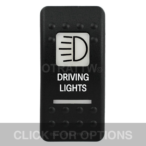 CONTURA II, DRIVING LIGHTS, WHITE LENS, LOWER INDEPENDENT