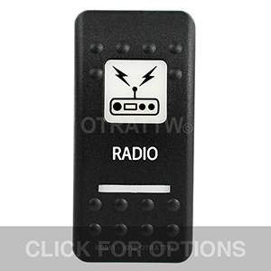 CONTURA II, RADIO, WHITE LENS, ROCKER ONLY