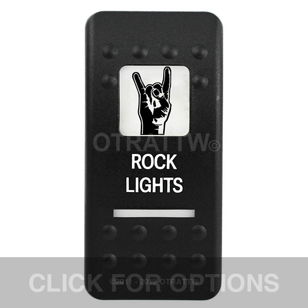 CONTURA II, ROCK LIGHTS, WHITE LENS, ROCKER ONLY CONTURA II, ROCK LIGHTS, WHITE LENS, ROCKER ONLY