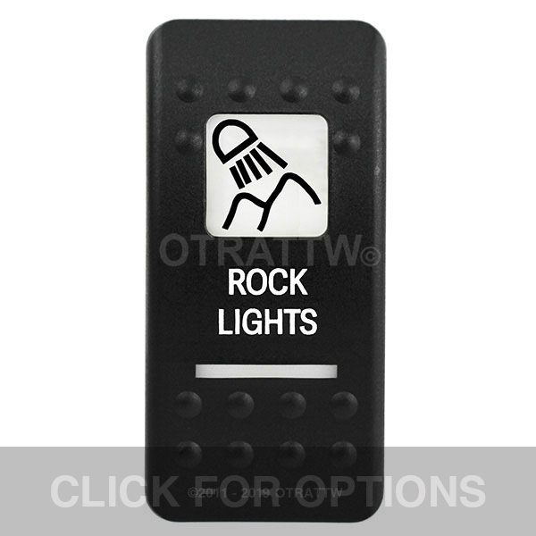CONTURA II, ROCK LIGHTS, WHITE LENS, ROCKER ONLY CONTURA II, ROCK LIGHTS, WHITE LENS, ROCKER ONLY