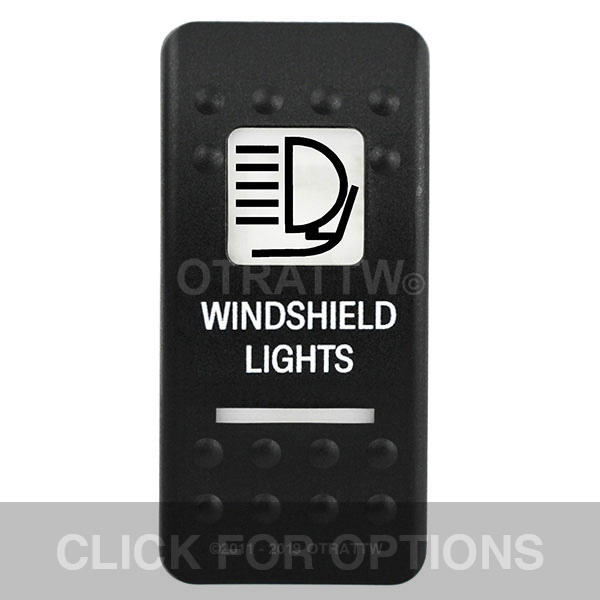 CONTURA II, WINDSHIELD LIGHTS, WHITE LENS, LOWER INDEPENDENT